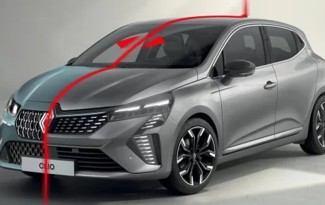 De l’actuelle Renault Clio 5 à la future Clio 6, découvrez les changements à venir en faisant glisser le curseur de gauche à droite